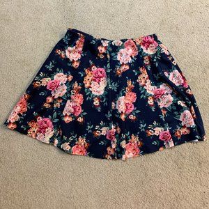 Rue 21 Floral High Waist Skirt